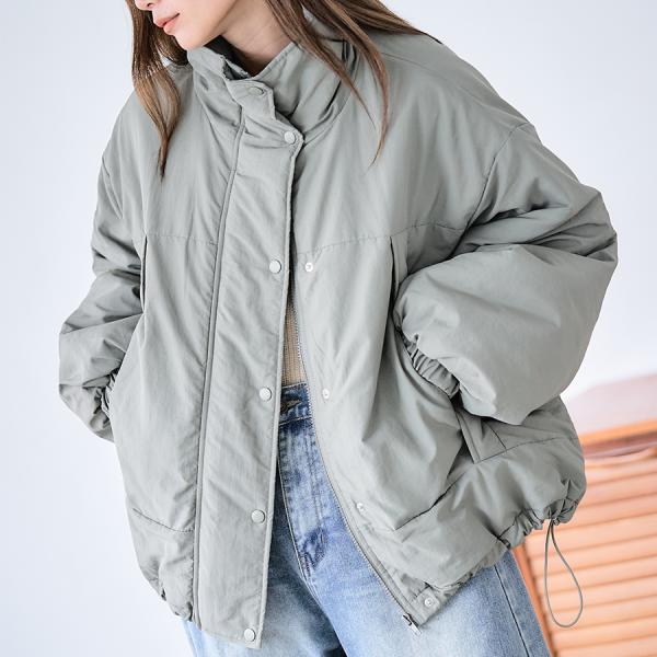 SALE 中綿ジャケット レディース 中綿ブルゾン レディース モンスタージャケット スタンドネック...