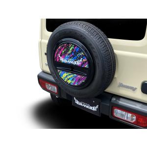 GRANGIO JB64ジムニー スペアタイヤカバースキンステッカー(C