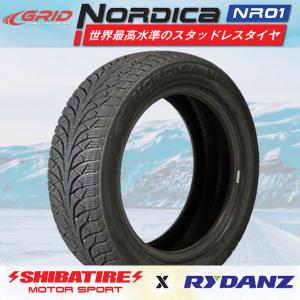 2023年製 送料無料 225/60R18 エクストレイル NR01 スタッドレスタイヤ 1本 NORDICA ノルディカ SHIBATIRE シバタイヤ 企業 営業所宛 代引き不可｜grid-tire