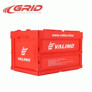 VALINO ヴァリノ 折り畳み コンテナボックス ツールボックス レッド 47L｜grid-tire