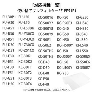フィルター FZ-PF51F1 加湿空気清浄機...の詳細画像1