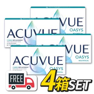 アキュビューオアシス マルチフォーカル 4箱（1箱6枚入）コンタクトレンズ 2週間 使い捨て 2ウィーク ジョンソン エンド ジョンソン ポスト便 送料無料