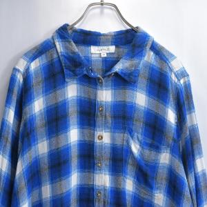 VINTAGE 50s T.Inada カスリ柄 ウール オープンカラーシャツ 開襟