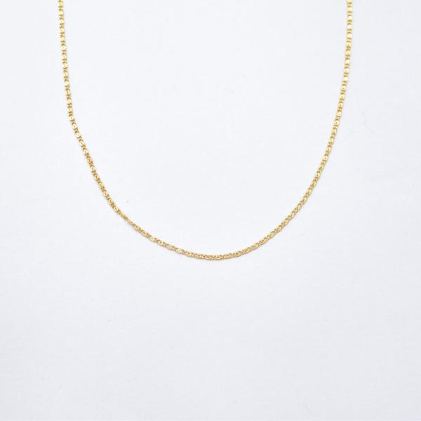 Used スクリュー デザイン チェーンネックレス アクセサリー ゴールド首飾り ヴィンテージ ビン...