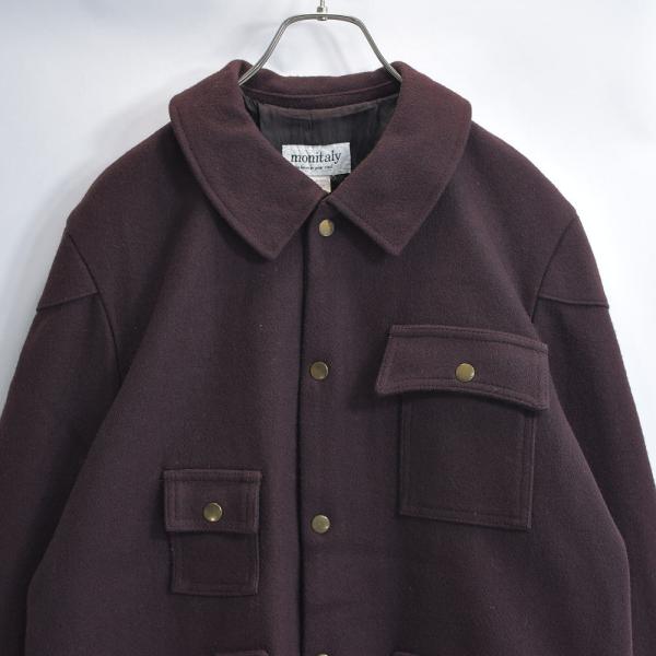 90s USA製 monitaly モニタリー ウールメルトン ハンティングデザイン フィールドジャ...