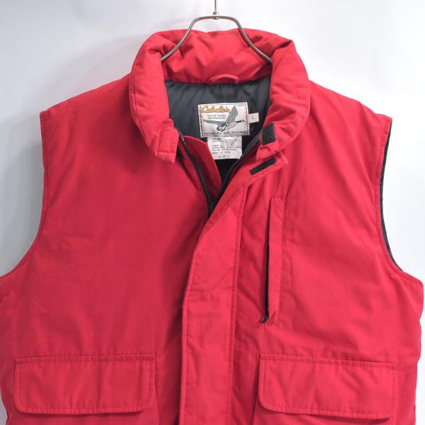80s〜 USA製 Cabela's カベラス グースダウン ベスト ハンティング ワーク アウトド...