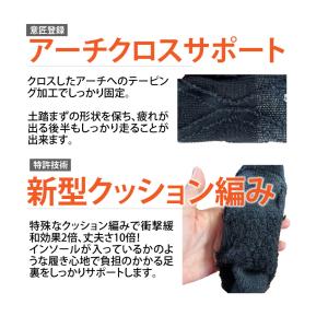 鍛えつつ守るタビソックス「黒×黒 白×白」刺繍...の詳細画像5