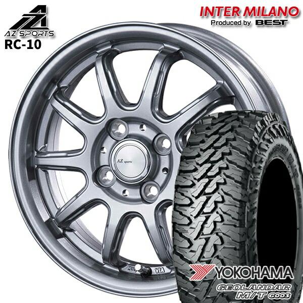 サマータイヤ ホイール4本セット 145/80R12インチ 80/78N 4H100 AZ-Spor...