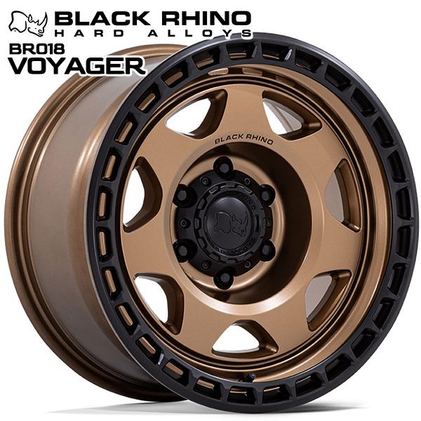 17インチ 8.5J 5H127 +0 ブラックライノ BR018 VOYAGER ボイジャー MA...