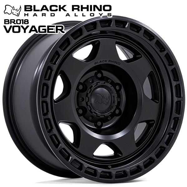 17インチ 8.5J 5H127 +0 ブラックライノ BR018 VOYAGER ボイジャー MA...