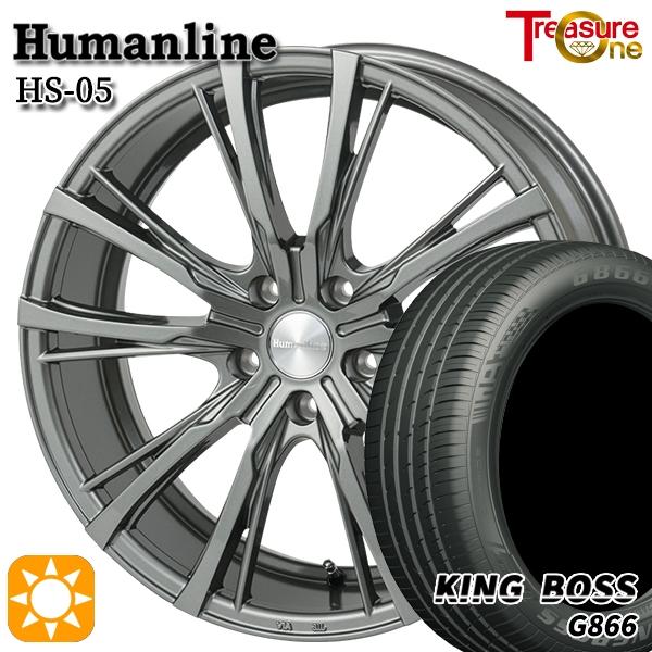 サマータイヤ ホイールセット 225/45R19インチ 5H114.3 トレジャーワン ヒューマンラ...