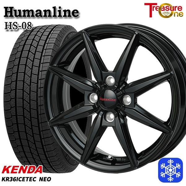 155/70R13インチ ケンダ KENDA KR36 4H100 スタッドレスタイヤホイール4本セ...