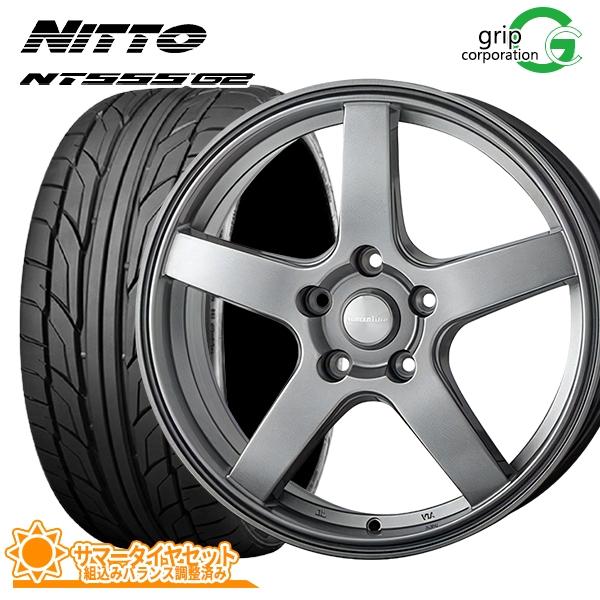 サマータイヤ ホイールセット 225/45R18インチ 5H114 トレジャーワン ヒューマンライン...
