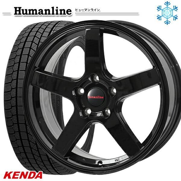 225/65R17インチ ケンダ KENDA KR36 5H114.3 スタッドレスタイヤホイール4...