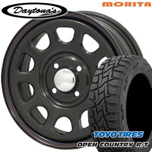 サマータイヤ ホイール4本セット 145/80R12インチ 80/78N 4H100 MRT DAYTONA'S デイトナ ブラック バン用 トーヨー オープンカントリー R/T｜タイヤホイール専門店グリップコーポレーション