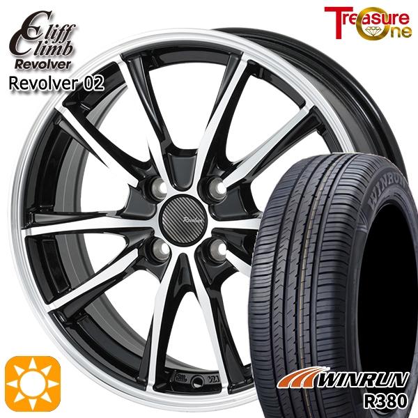サマータイヤ ホイールセット 165/65R14インチ 4H100 クリフクライム リボルバー 02...