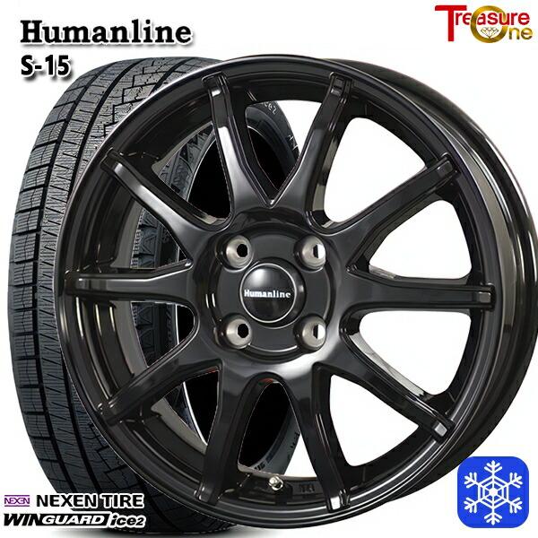 165/55R14インチ NEXEN ネクセン WINGUARD ice2 4.5J 4H100 ス...