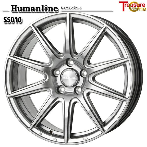 トレジャーワン ヒューマンライン SS010 18インチ 7.0J 5H114.3 +48 ダークグ...