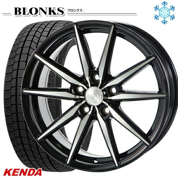 225/65R17インチ ケンダ KENDA KR36 5H114.3 スタッドレスタイヤホイール4...