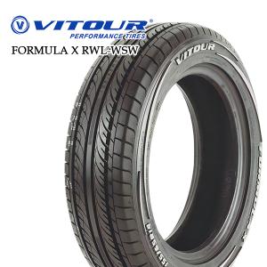 VITOUR FORMULA X New RWL195/65R15 91V 15インチ ヴィツァー フォーミュラX ホワイトレターリボン 新品 サマータイヤ 4本セット