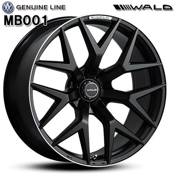 WALD ヴァルド ジェニュインライン MB001 24インチ 10.5J 5H130 +5 マット...