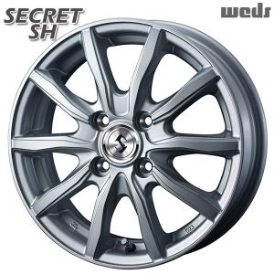 WEDS（ウェッズ） シークレット SH 16インチ 5.5J 4H100 +42 シルバー