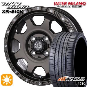 サマータイヤ ホイール4本セット 165/55R14インチ 4H100 BEST MUD BAHN マッドバーン XR-910K MBR/PP ウィンラン R330｜grip