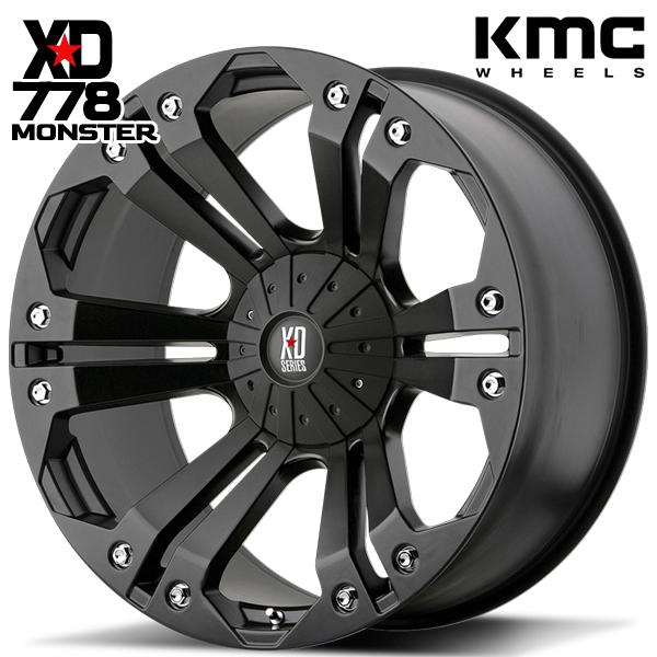 20インチ 9.0J 5H139.7/150 +35 KMC XD778 MONSTER / MAT...