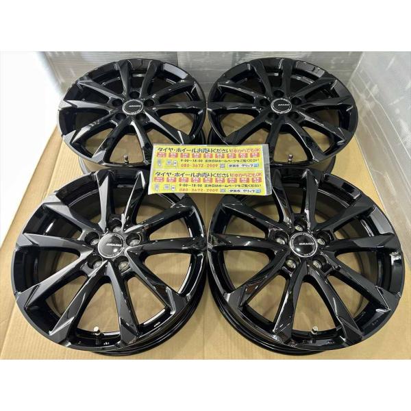 在庫　KOSEI　クレイシズ　アルミホイール　16   6j   +40　ブラック　黒　5穴 100