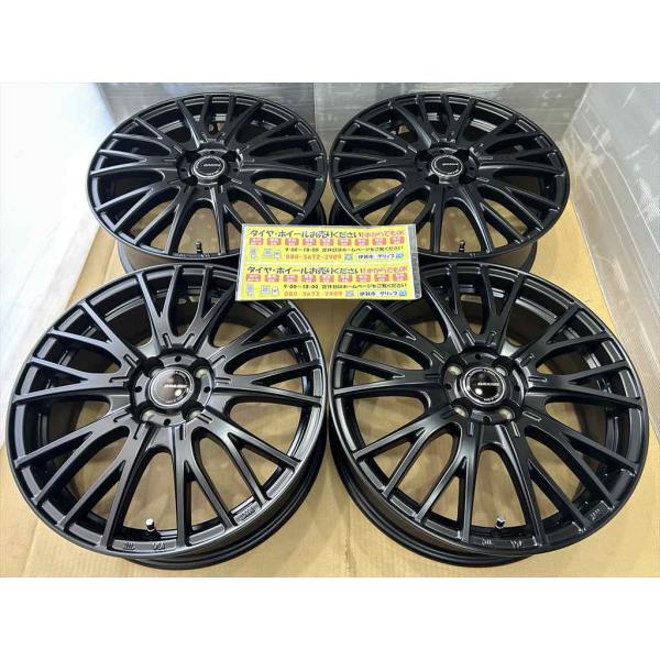 在庫品　KOSEI　クレイシズ　アルミホイール　17　6j　+40　マットブラック　黒　4穴　100