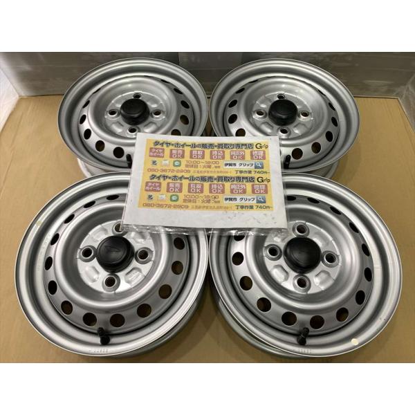 使用期間小　DAIHATSU　ハイゼット ジャンボ　純正スチールホイール　12  4j   +40　...