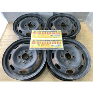 ダイハツ（DAIHATSU） 昭和 純正系 スチールホイール 13 4.5j 実測 +45