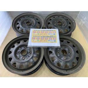 中古アルミホイール 13インチ 4本 ダイハツ 純正アルミ 4.5J 4/100 +45