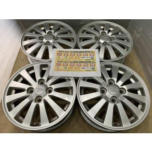 ラパン スズキ ラパン 純正アルミホイール 14 4.5j +45 シルバー 銀 4