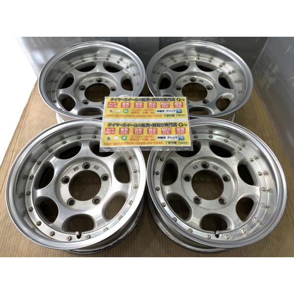 SHUEI　WESTCOAST　深リム　3ピース　15   7j　-13　ポリッシュ 系　5H139...