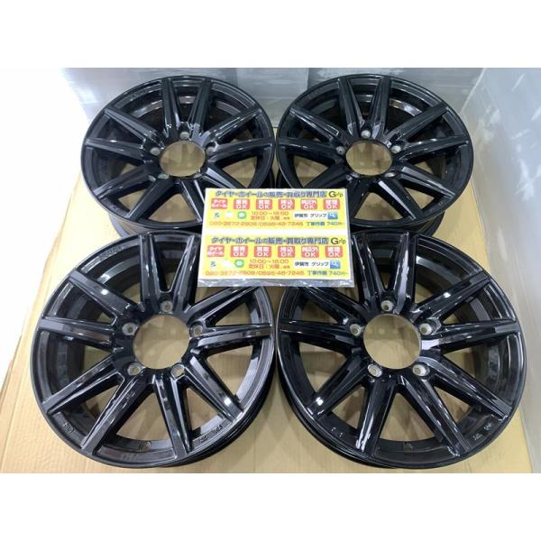 共豊　ザインSS　アルミホイール　16   5.5j   +22　ブラック　黒　5穴 139.7