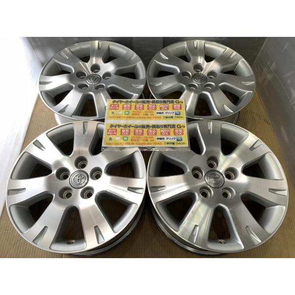 TOYOTA　初代　10 ALPHARD　アルファード　純正アルミ　16　6.5J　+39　ポリッシ...