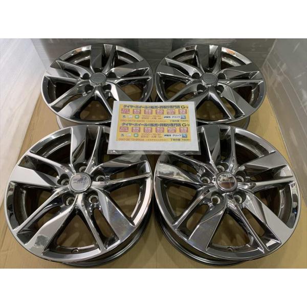NISSAN　AUTECH　セレナ純正　アルミホイール　１６　６ｊ　＋４５　メッキ　５穴　１１４．３
