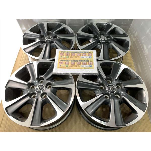 TOYOTA　NOAH　80系　VOXY　純正ホイール　16   6j　+50　ブラックポリシュ　5...