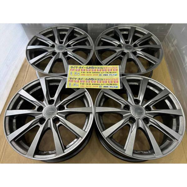 YOKOHAMA　GRASS　アルミホイール　16   6.5j　+38　ガンメタ 　系　5穴 11...