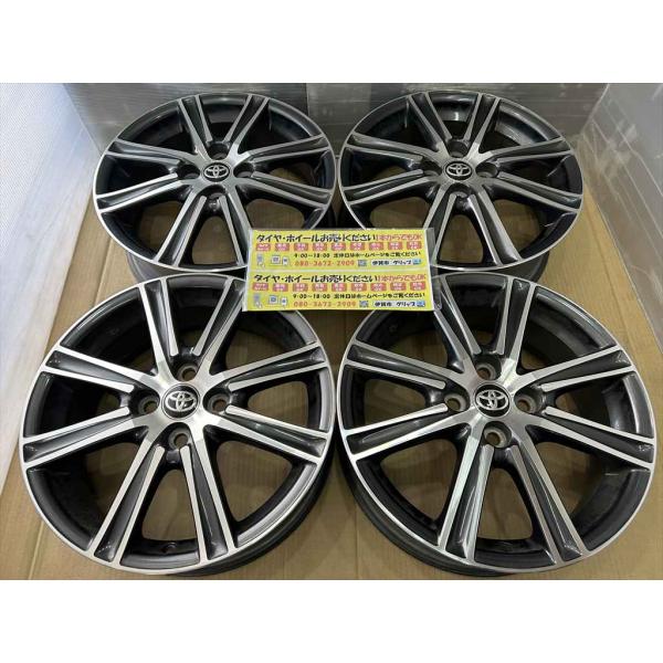 TOYOTA　COROLLA　FIELDER　純正ホイール　16　5.5j　+45　ガンメタポリッシ...