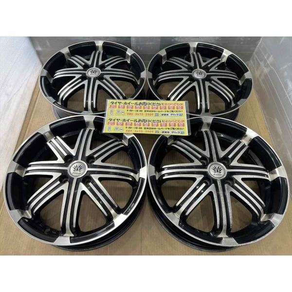 共豊　Lehrmeister　アルミホイール　16　5j　+45　ブラックポリッシュ　系　4穴　10...