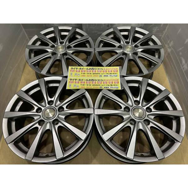 YOKOHAMA　GRASS　アルミホイール　16　6.5j　+53　ガンメタ 系　5穴　114.3