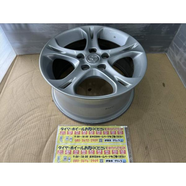 1本　MAZDA　RX-8　純正アルミホイール　16　7.5j　+50　ダスト　5穴 114.3