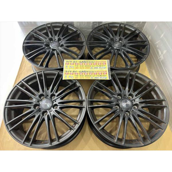 weds　VELVA　アルミホイール　17　7j　+53　ガンメタ　系　5穴 114.3　