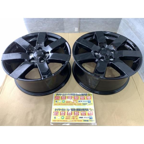 2本   jeep　ラングラー　アンリミテッド　純正　新車付　18   7.5j   +44.45 ...