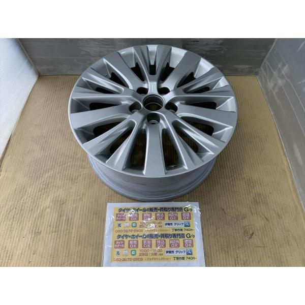 1本　ＴＯＹＯＴＡ　20　後期　アルファード　純正アルミホイール　１８　７．５ｊ　＋４５　シルバー　...