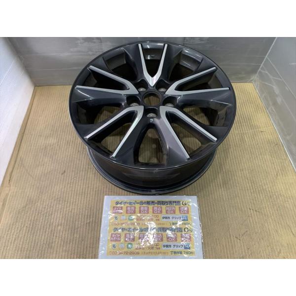 1本　MAZDA　CX3　純正アルミホイール　18　7j　+50　ガンメタポリッシュ 系　5穴　11...