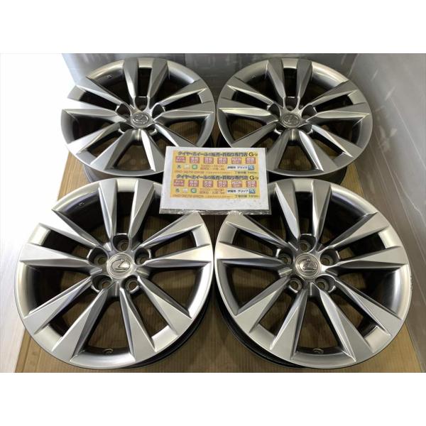 LEXUS　LS　後期　純正アルミホイール　18　7.5j　+32　ハイグロス　5穴　120　ノイズ...