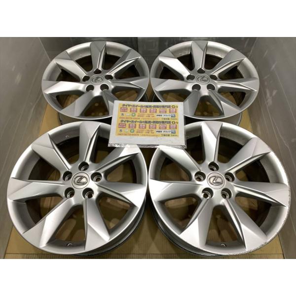 LEXUS　2016　RX　純正アルミホイール  18　8j　+30 　シルバー　5穴　114.3